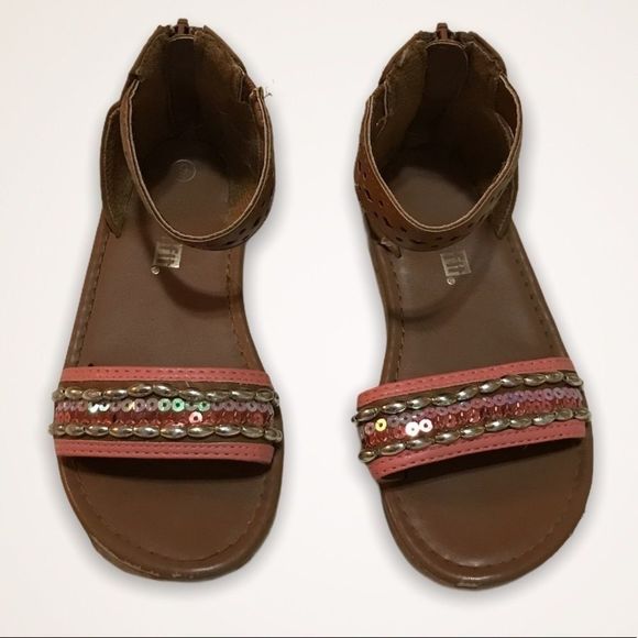 🌺 SMART FIT Sequin Beaded Gladiator Sandals - Picture 2 of 6